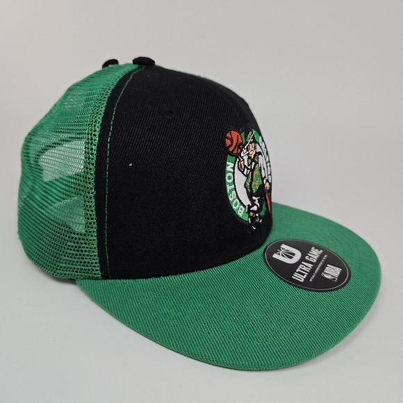 NBA Ultra Game Boston Celtics Men's Mesh Trucker Hat One Size Fits Most - Picture 2 of 5